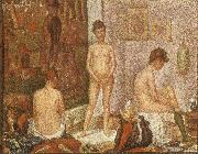 Georges Seurat The Post of Woman USA oil painting artist